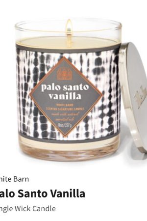 WhiteBarn Palo Santo Scented Candle
